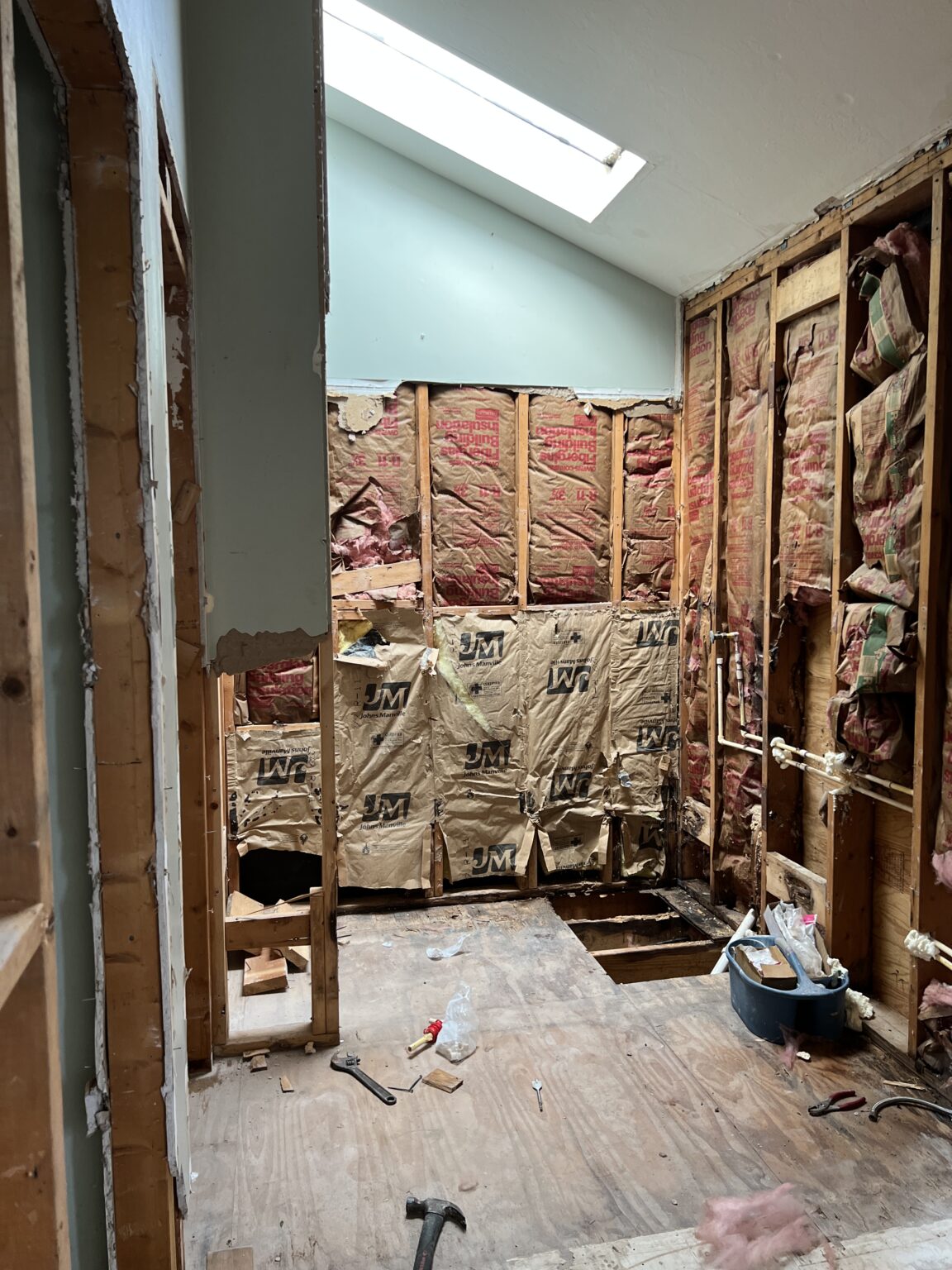 Distressed home in North Fort Myers before renovation
